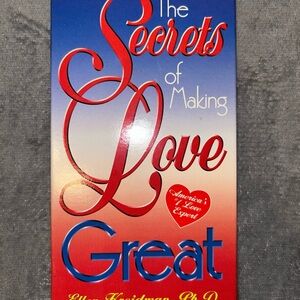 The Secrets of Making Love Great VHS